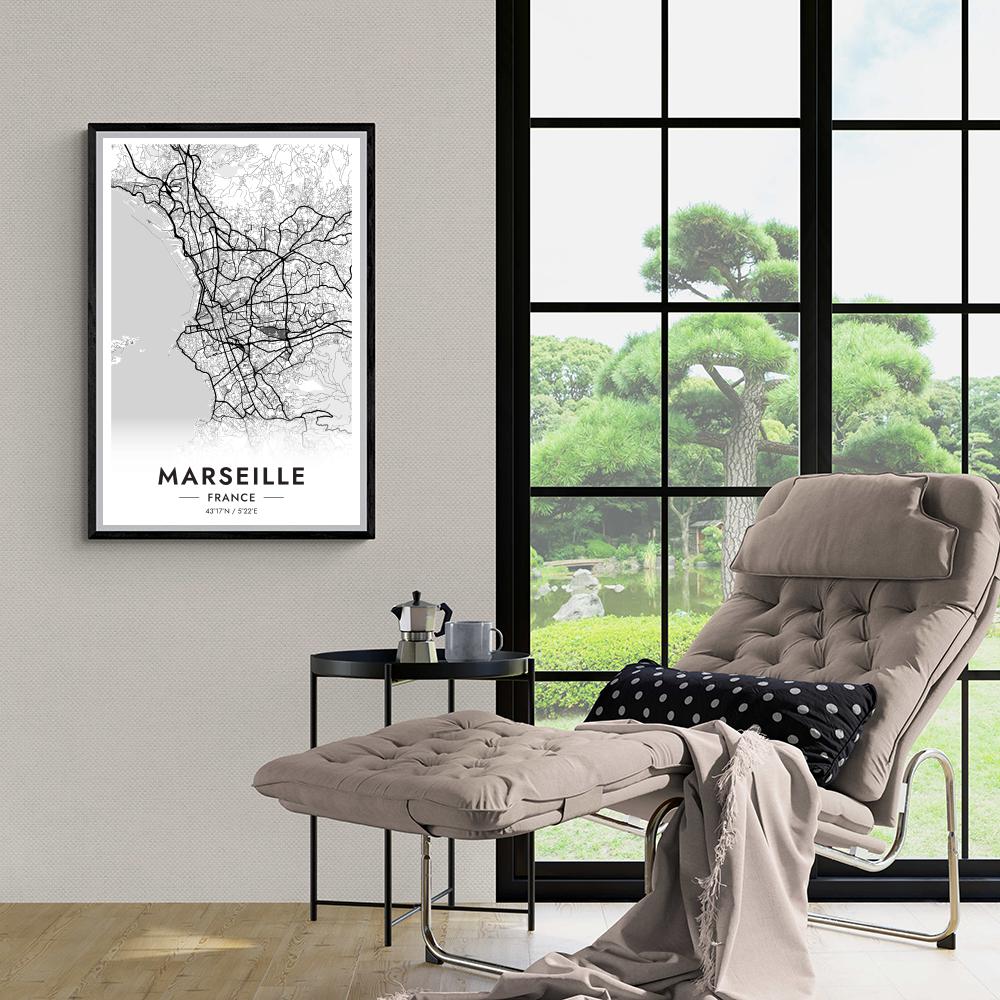 Marseille Map France