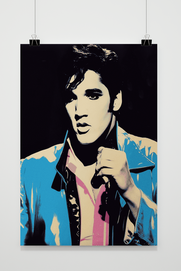 Póster Elvis Presley Warhol de 25 Artstreet