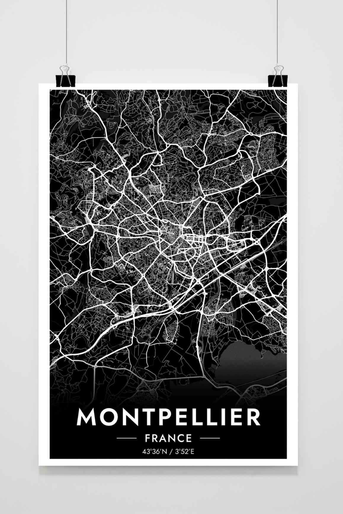 Montpellier Map France