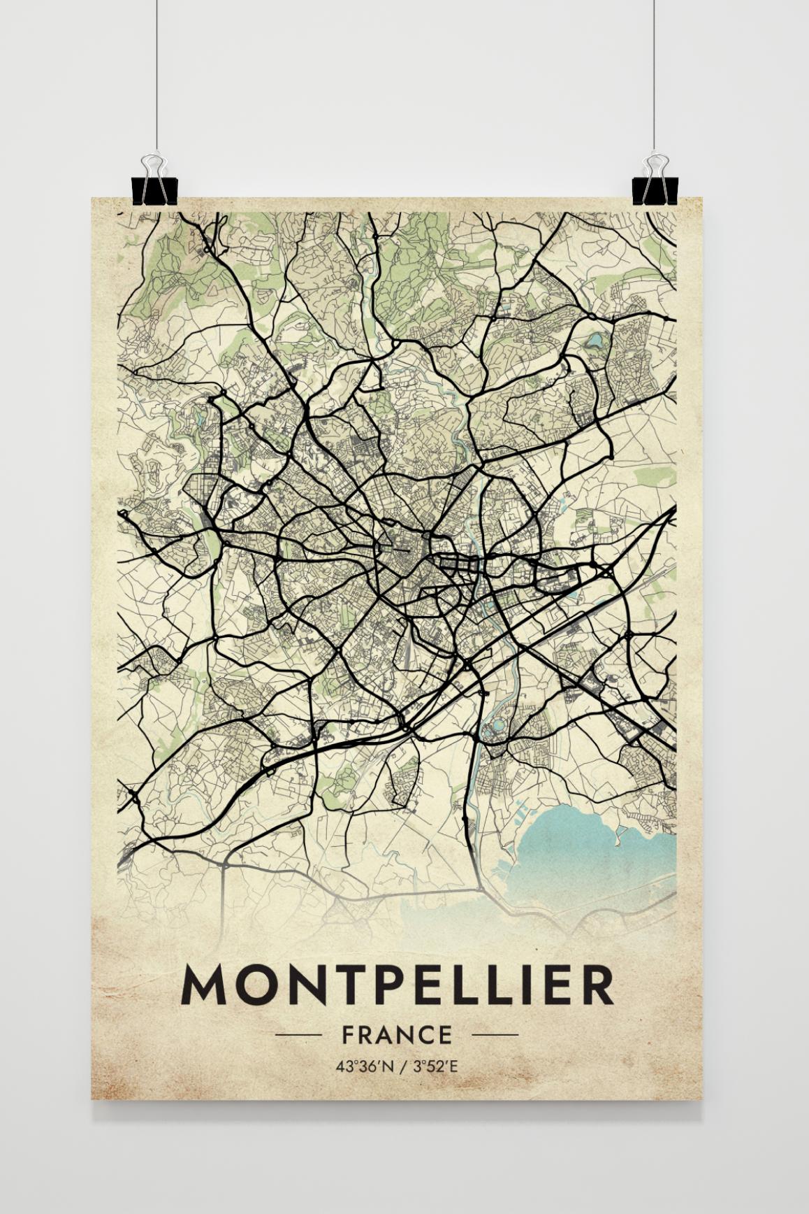 Montpellier Map France