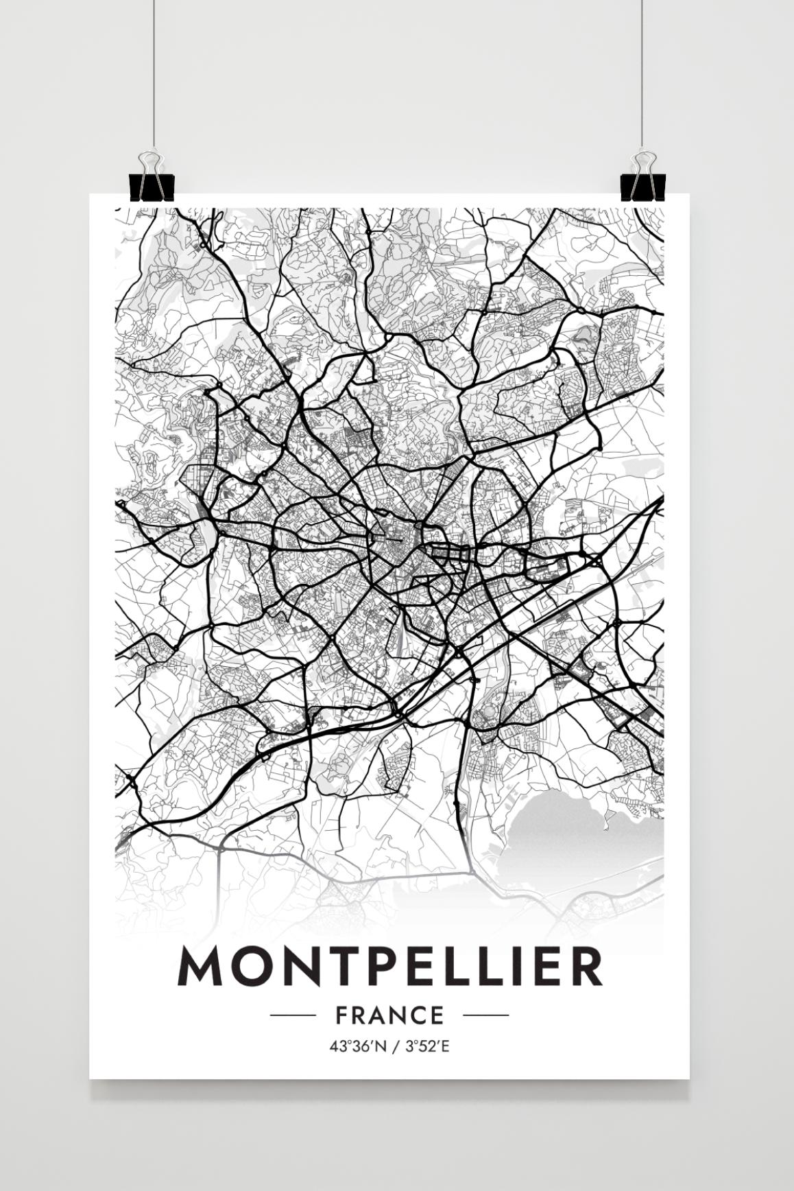 Montpellier Map France