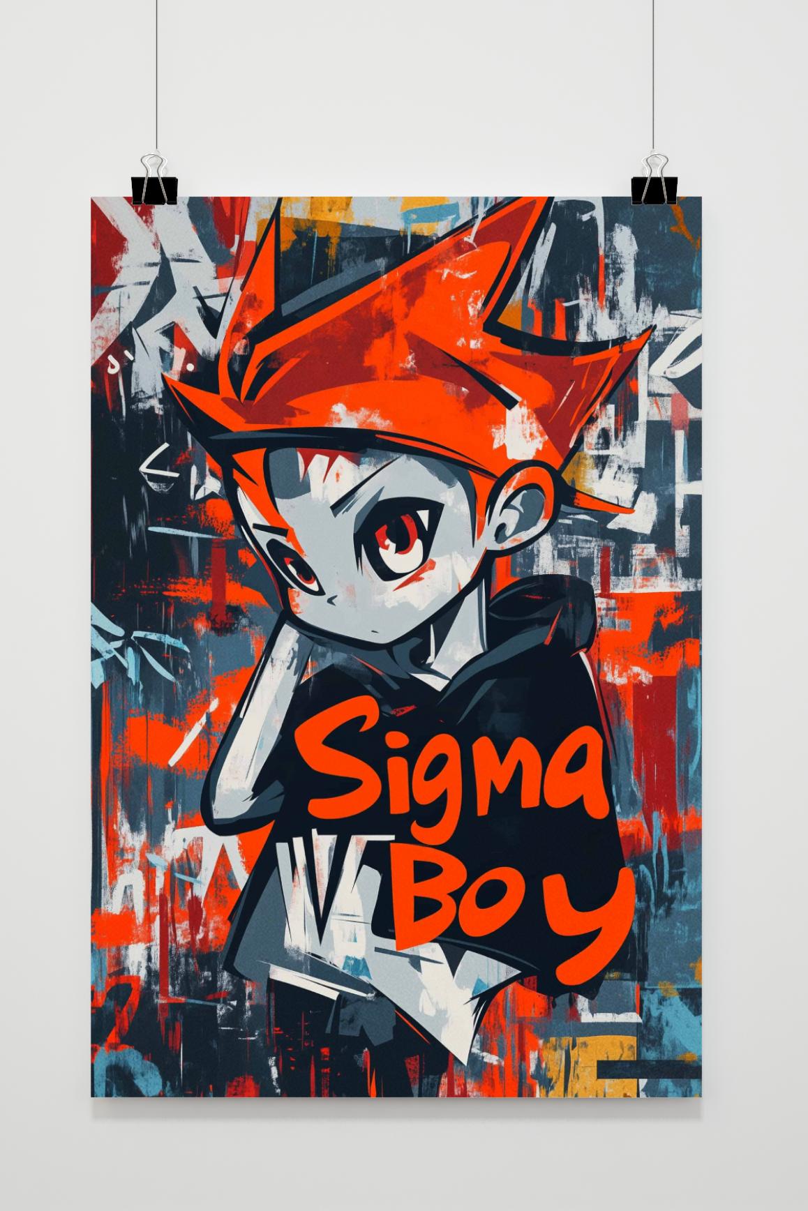 Affiche Sigma Boy de 25 Artstreet