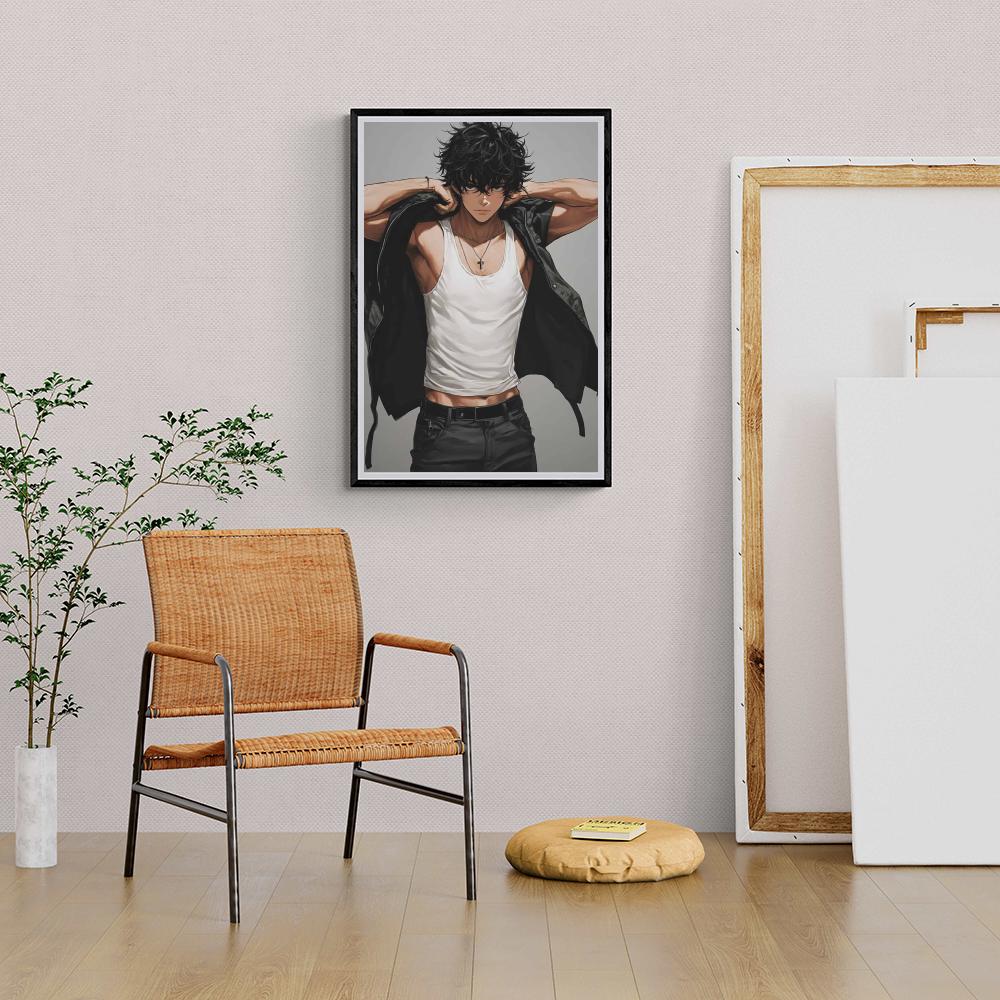 Homme Anime dans un intérieur