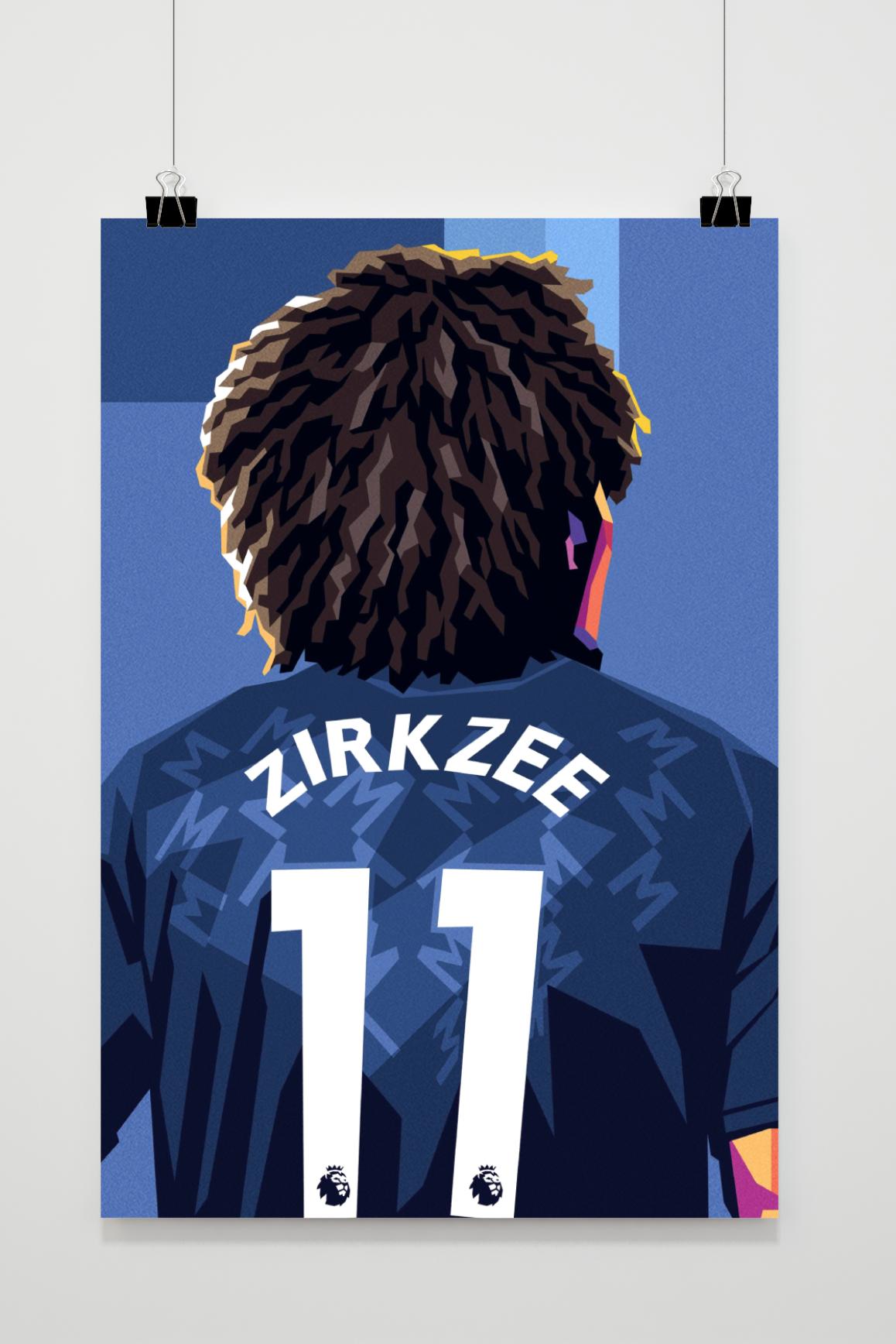 Affiche Joshua Zirkzee de 25 Artstreet
