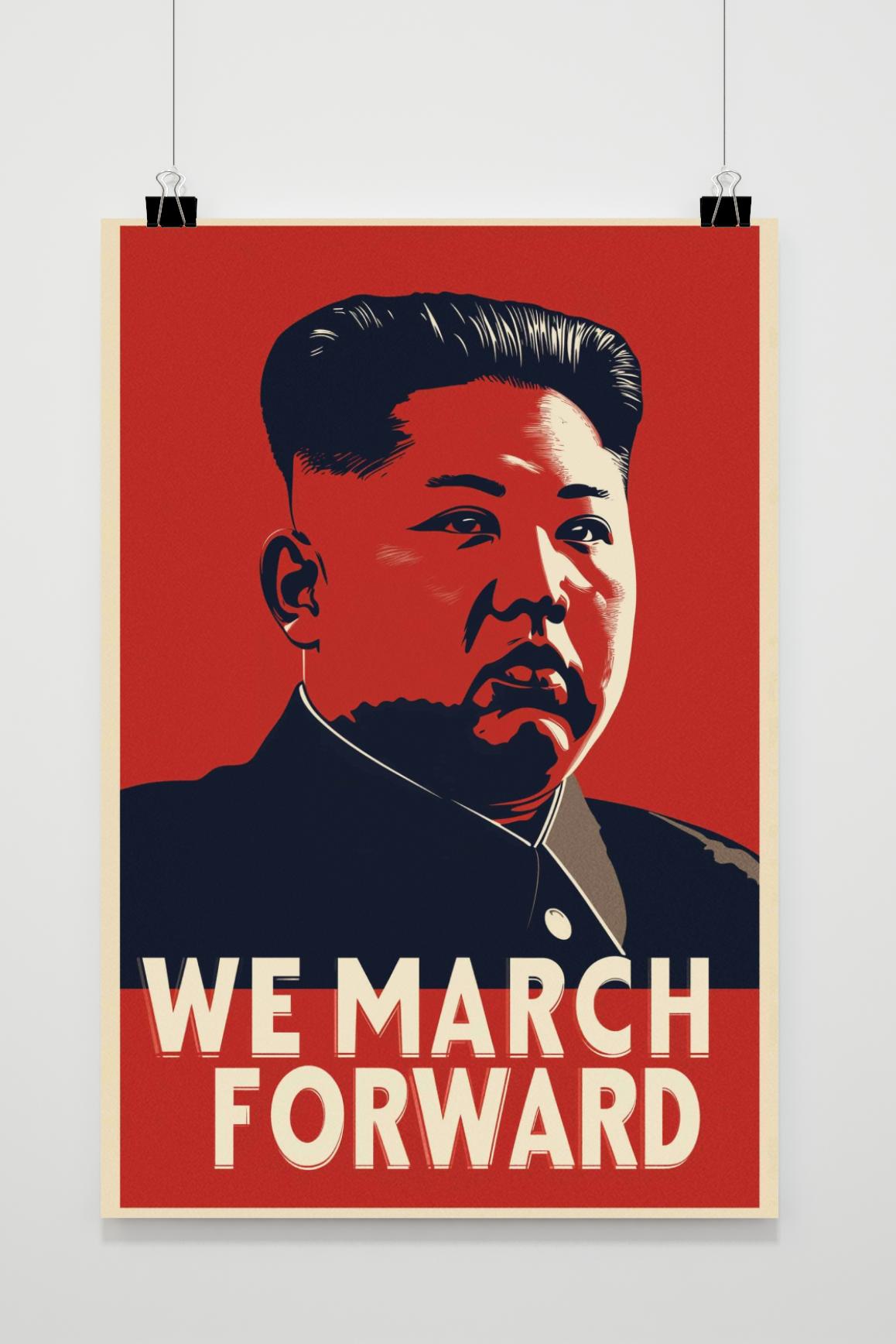 Affiche Kim Jong Un de 25 Artstreet