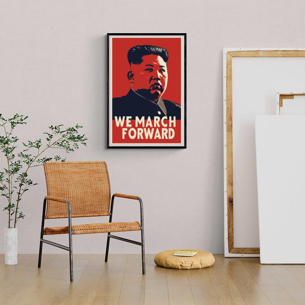 Kim Jong Un dans un intérieur