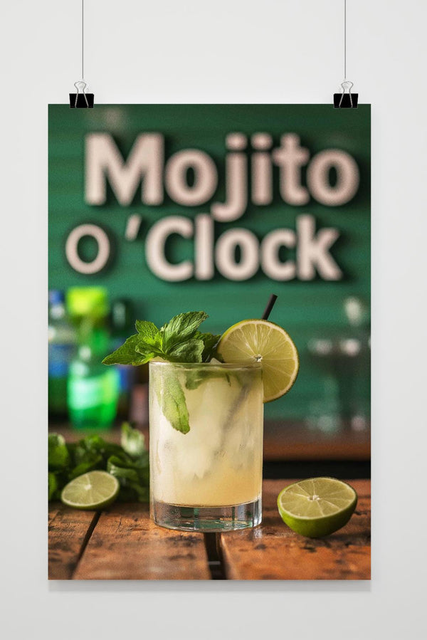 Affiche Mojito O'clock