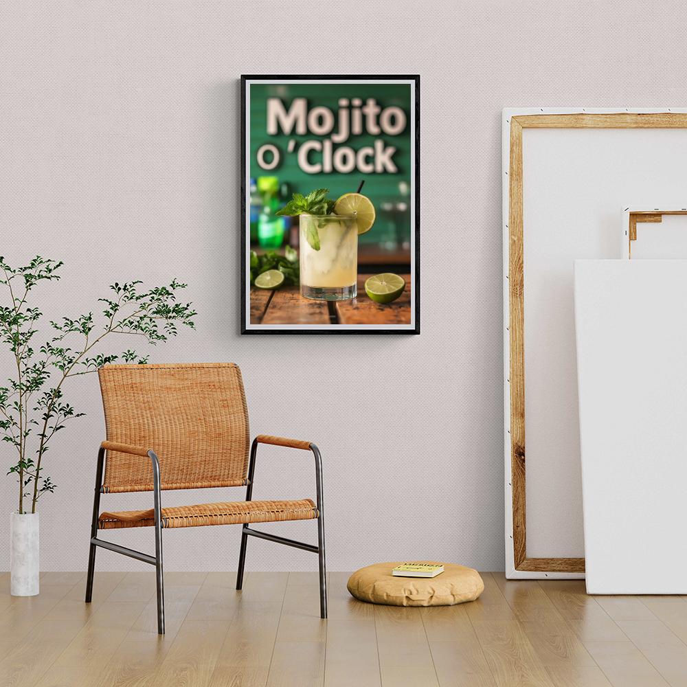 Mojito O'clock dans un intérieur