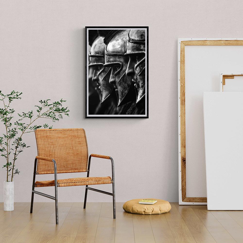 Spartiates dans un intérieur
