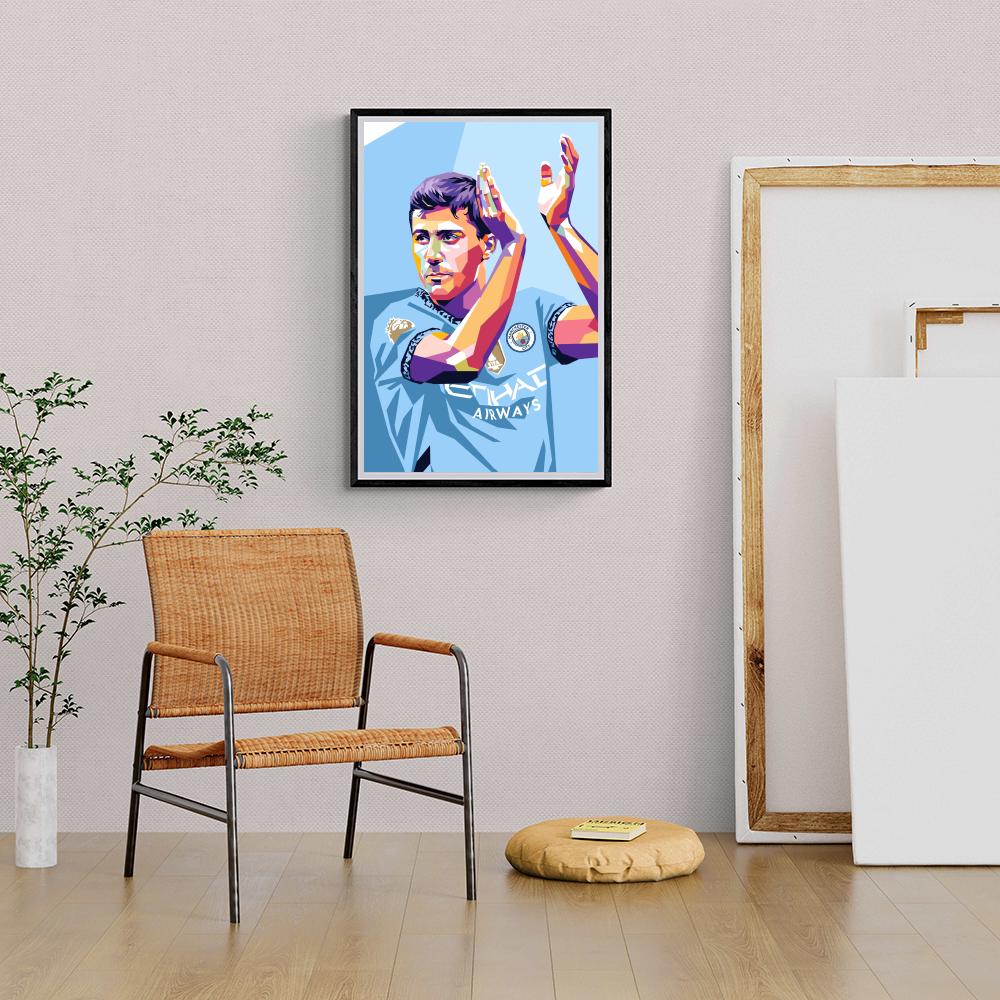 Rodri Hernández dans un intérieur