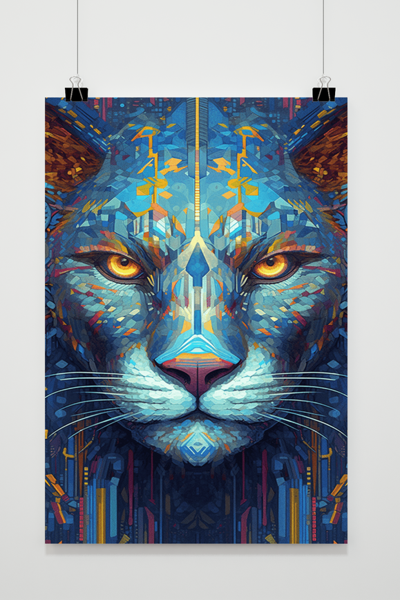 Digitale Panter Poster poster