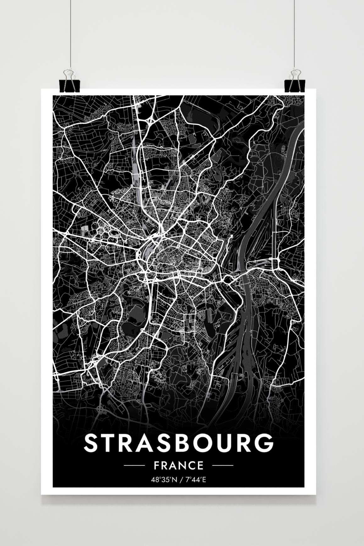 Strasbourg Map France