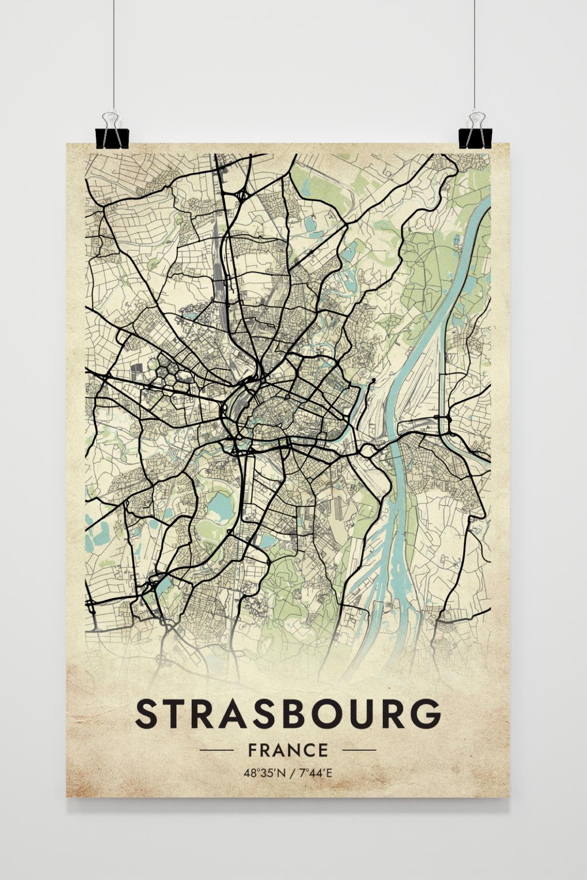 Strasbourg Map France