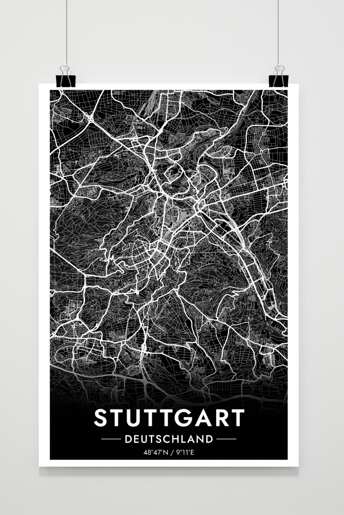 Stuttgart Map Germany