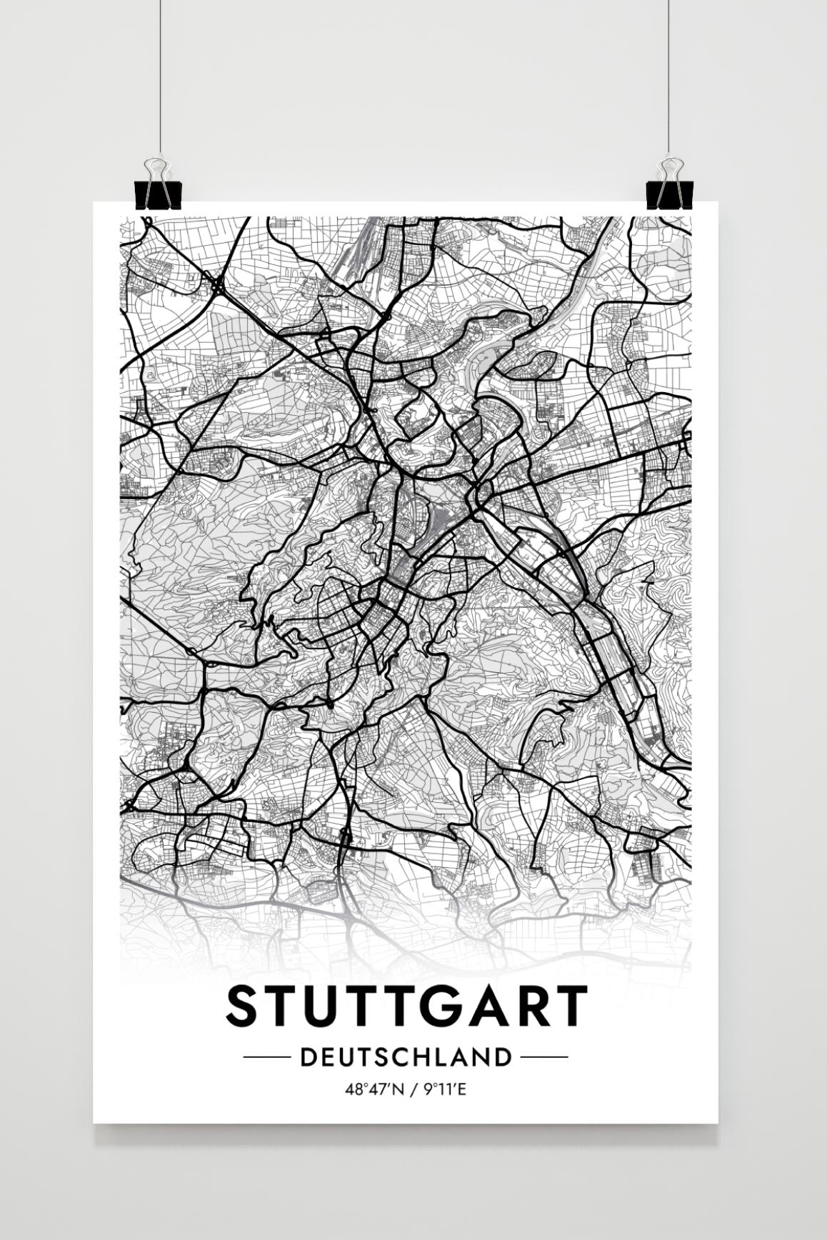 Stuttgart Map Germany