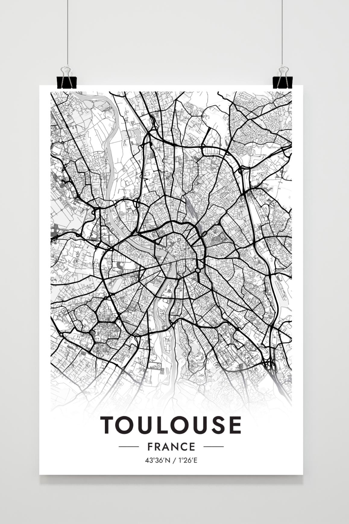 Toulouse Map France