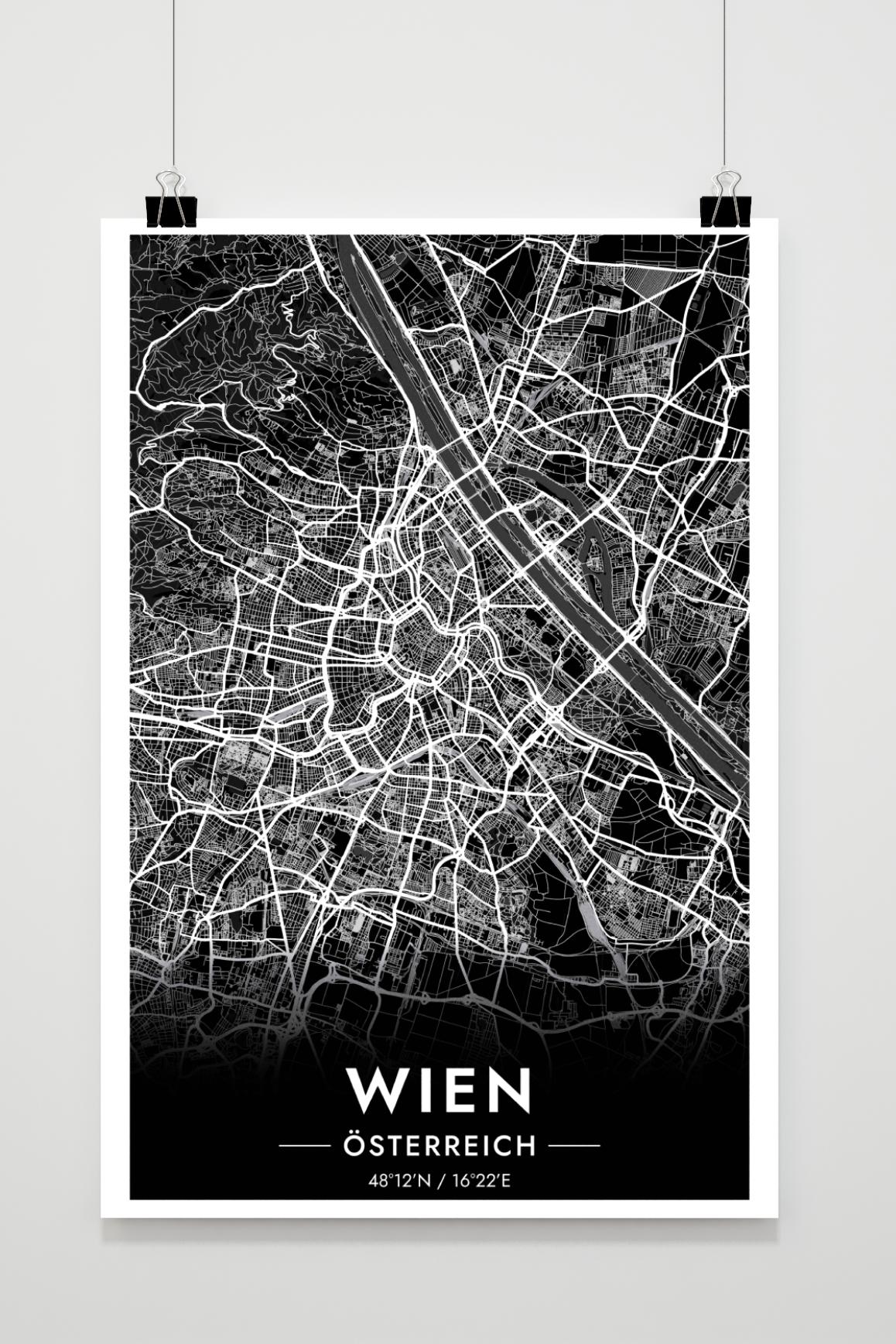 Vienna Map Austria