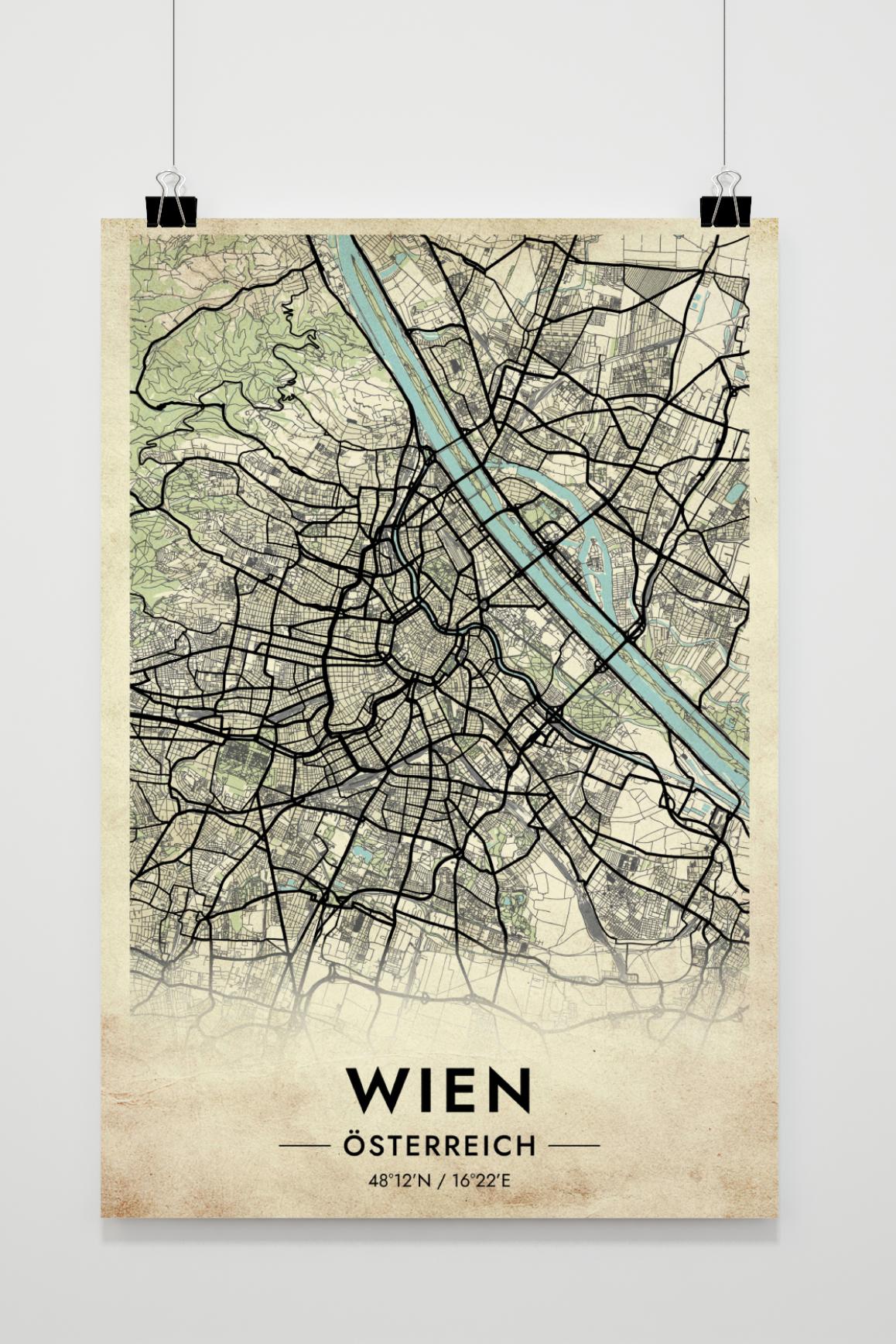 Vienna Map Austria