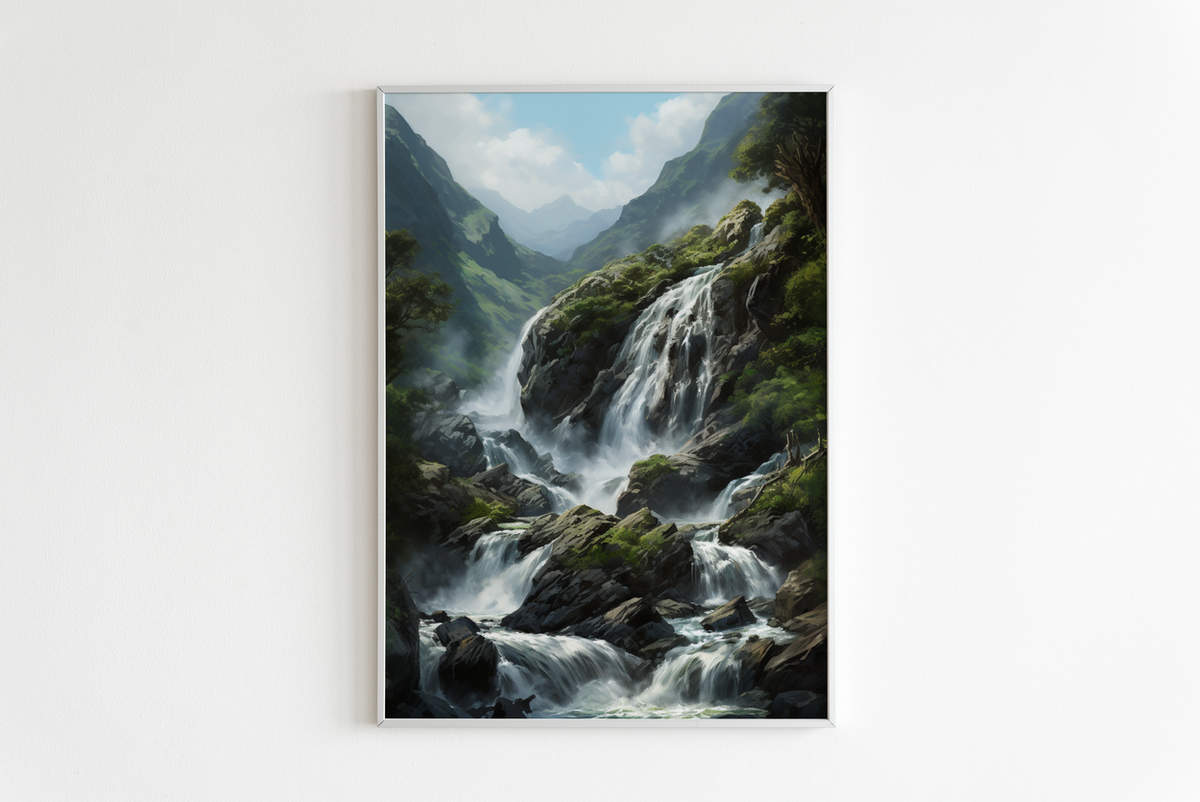 Waterval en un interior