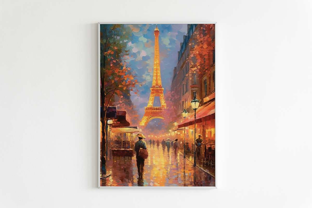 Paris Aquarelle dans un intérieur