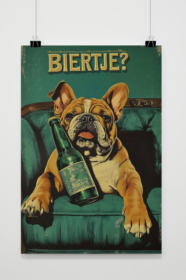 Affiche Biertje? Bulldog