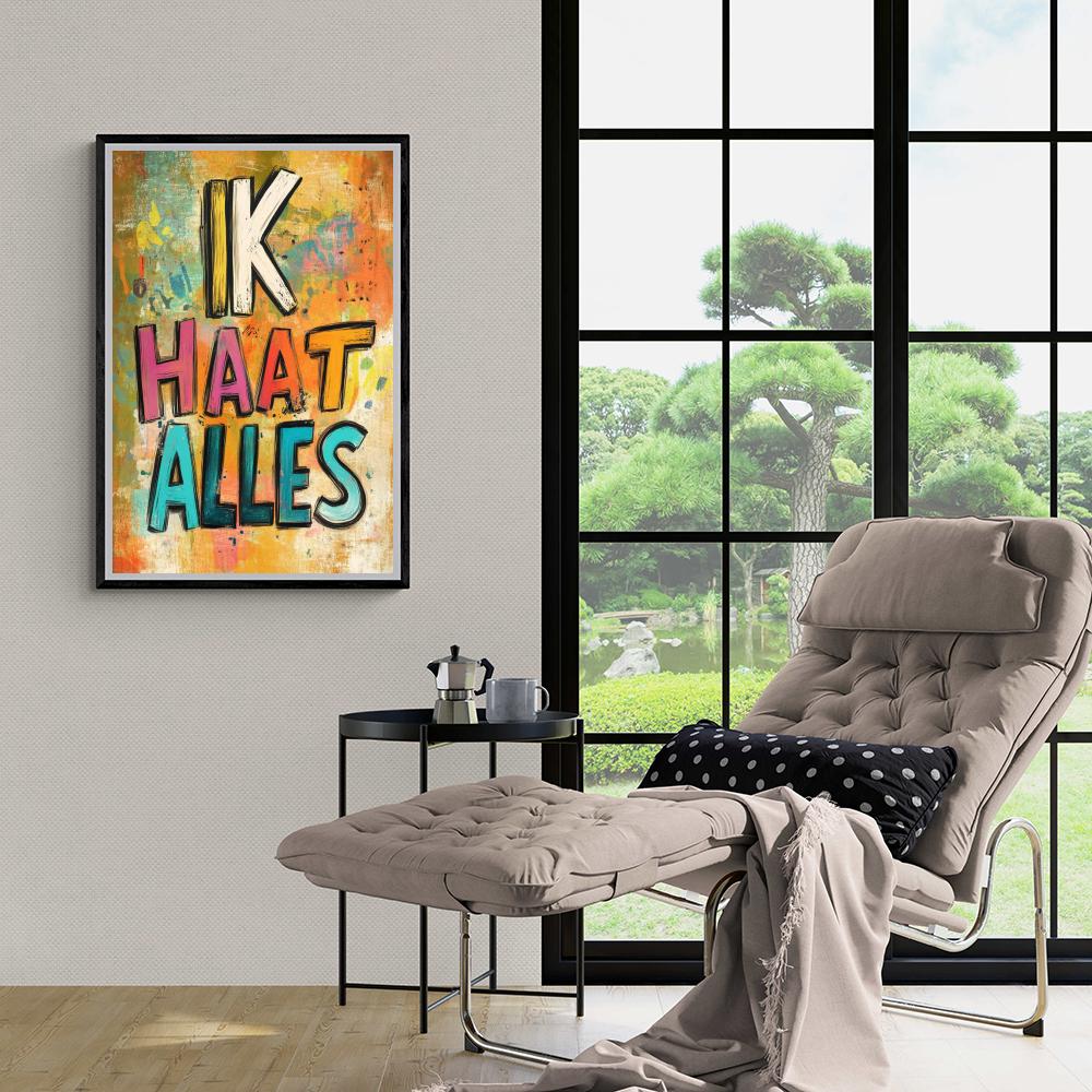 Ik Haat Alles dans un intérieur