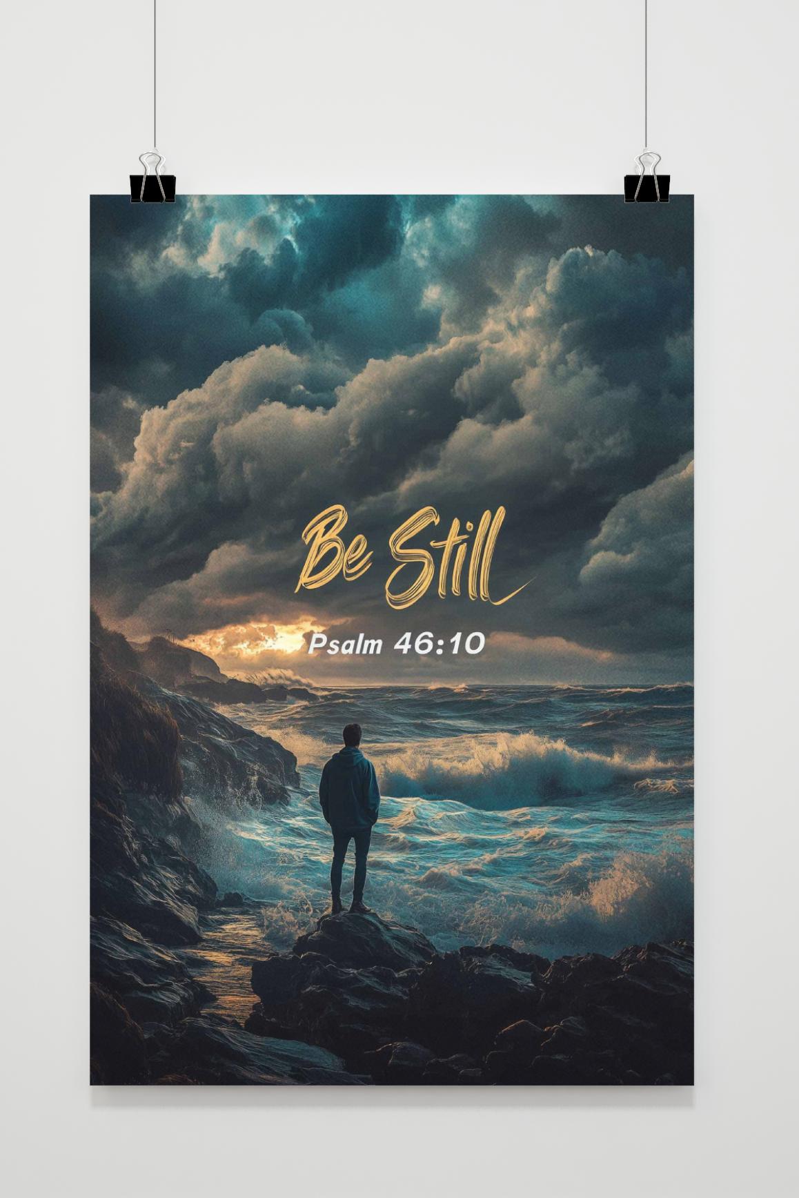 Affiche Be Still de 25 Artstreet