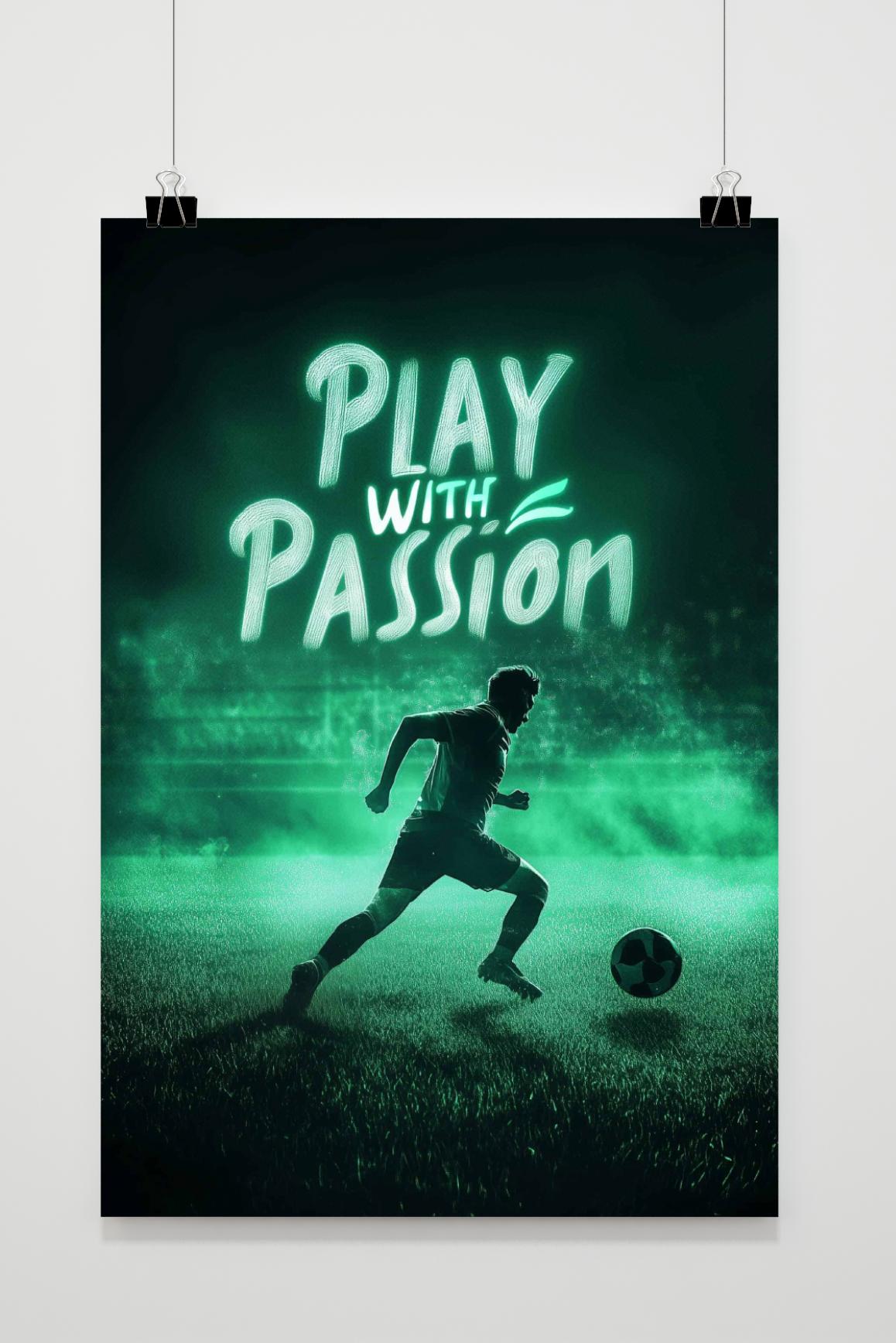 Affiche Play With Passion de 25 Artstreet
