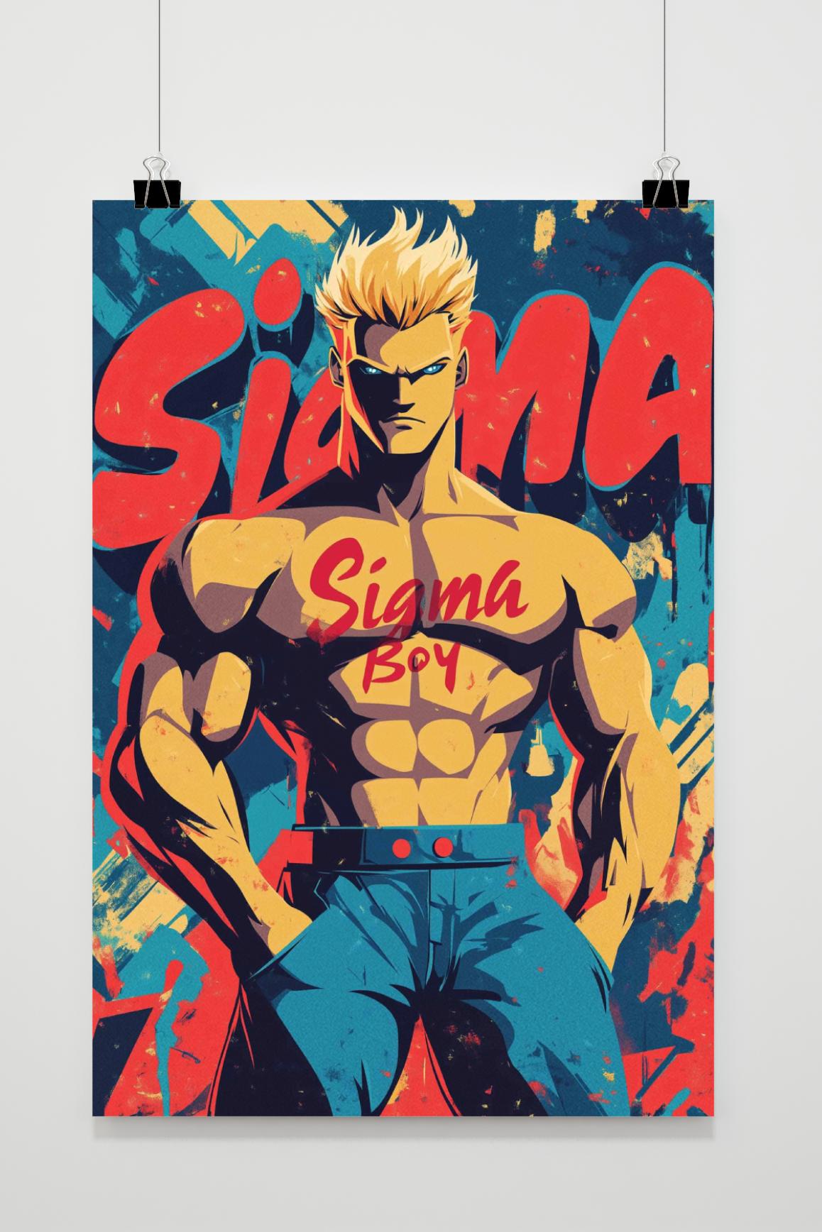 Affiche Sigma Boy de 25 Artstreet
