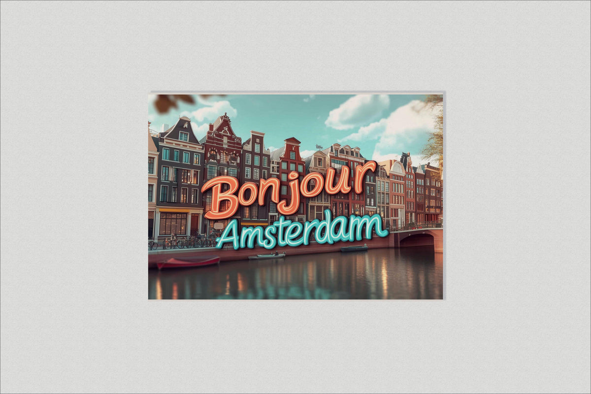 Bonjour Amsterdam dans un intérieur