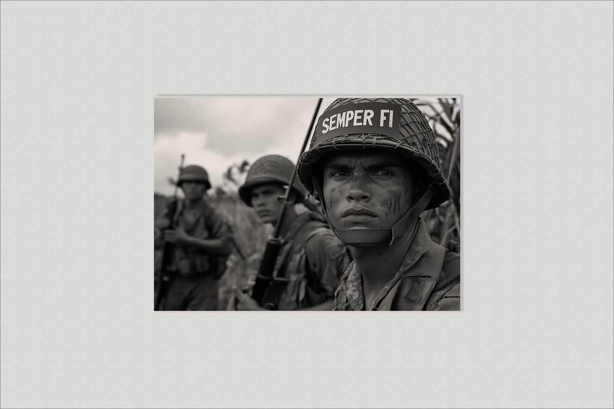 Semper Fi en un interior