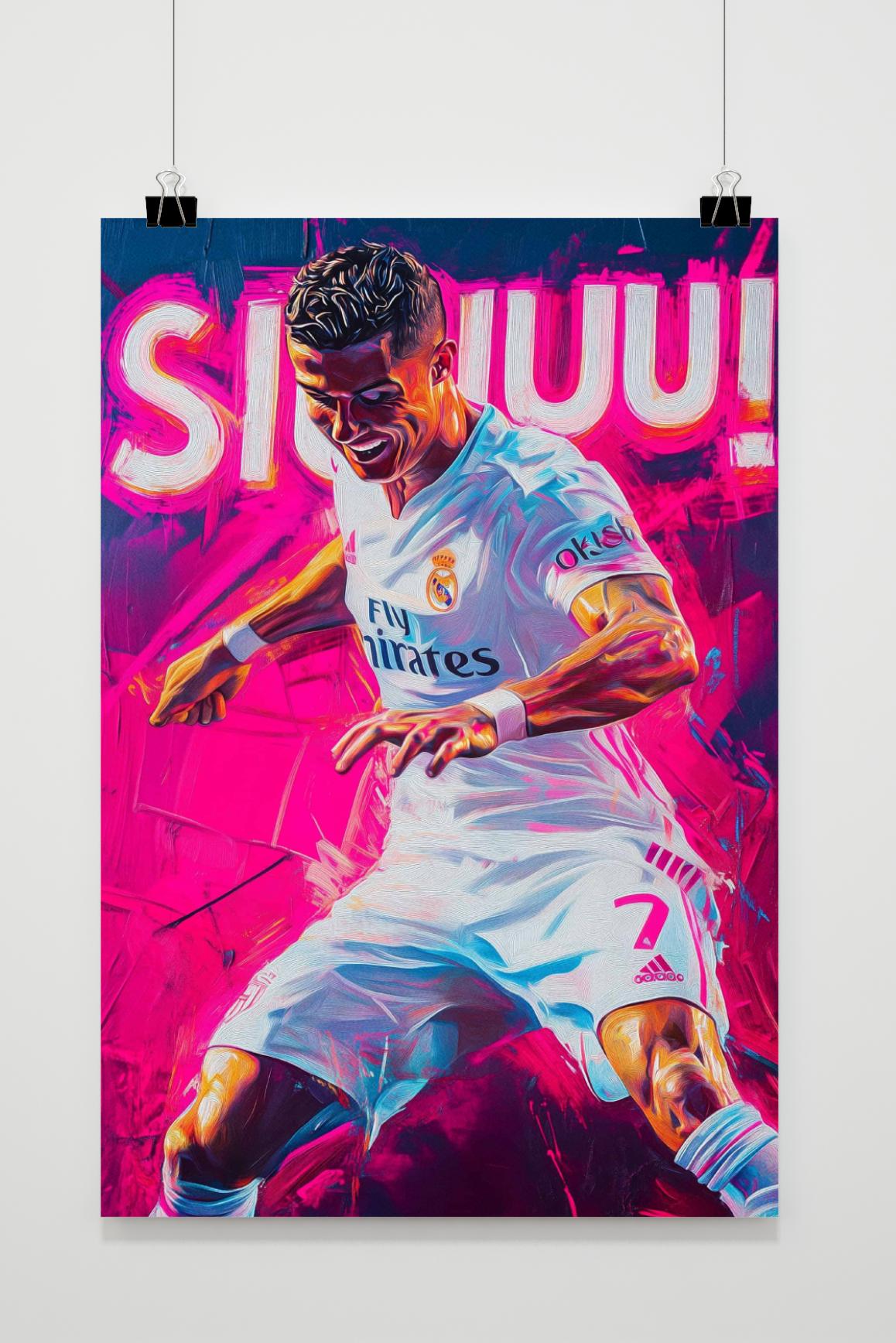 Affiche Cristiano Ronaldo de 25 Artstreet