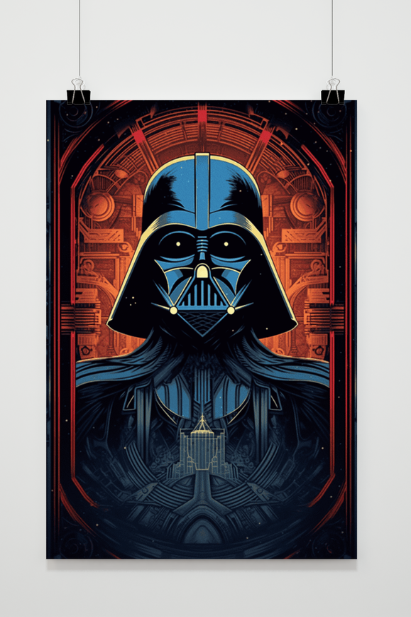 Póster Darth Vader Vintage de 25 Artstreet