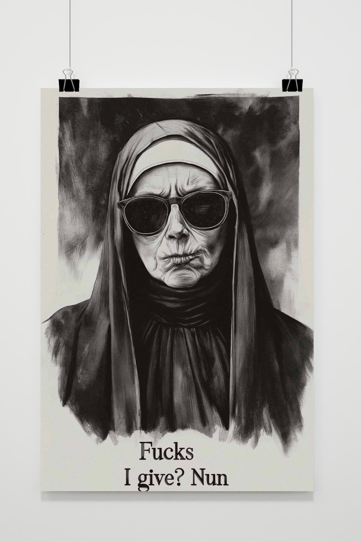 Affiche Fucks I Give? de 25 Artstreet