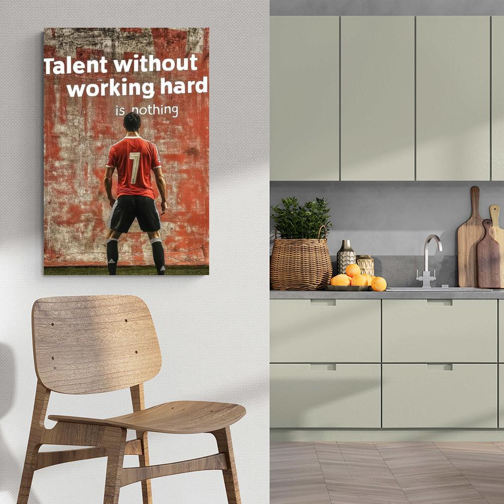 Cristiano Ronaldo Talent dans un intérieur