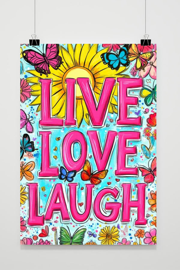 Lebe, liebe, lache Poster