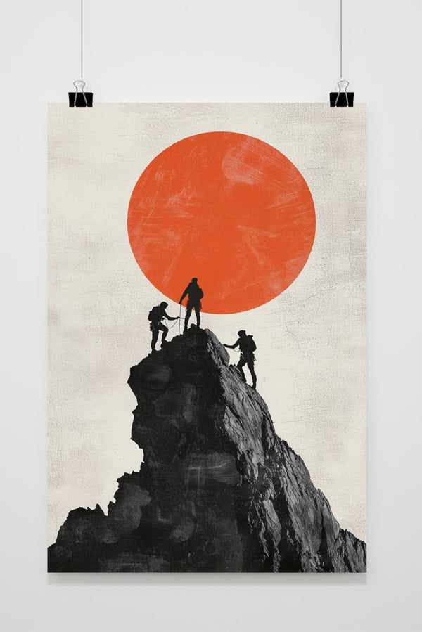 Affiche Bergbeklimmer