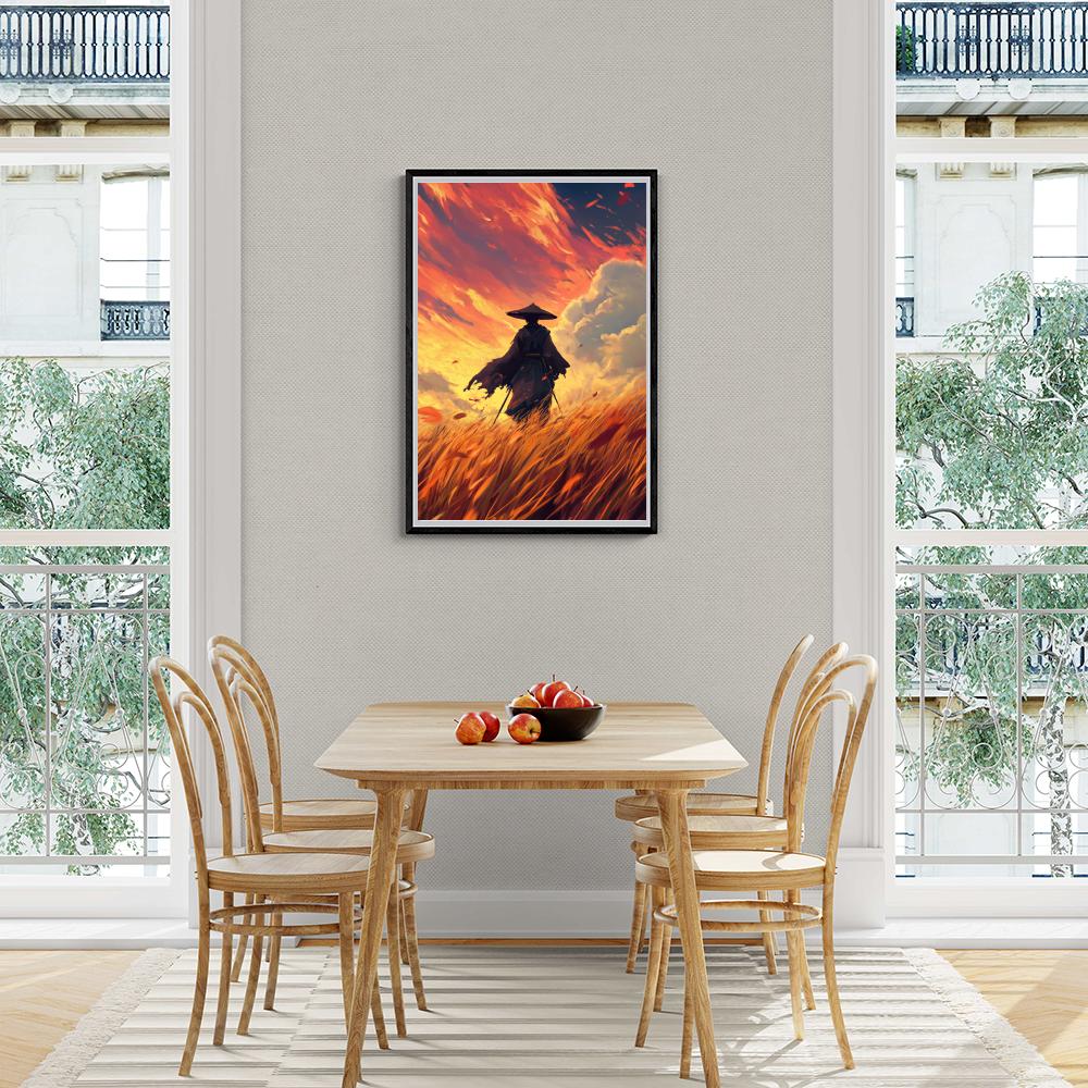 Épouvantail dans un intérieur