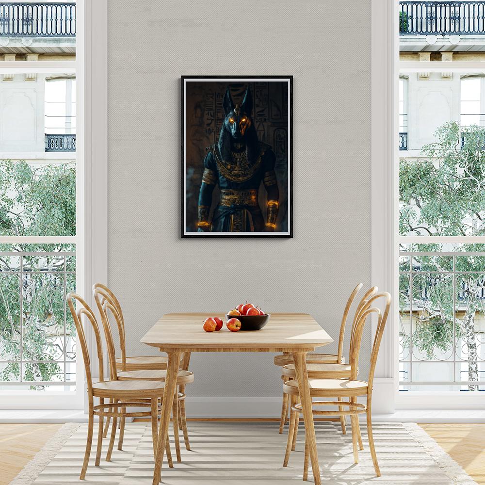 Anubis en un interior