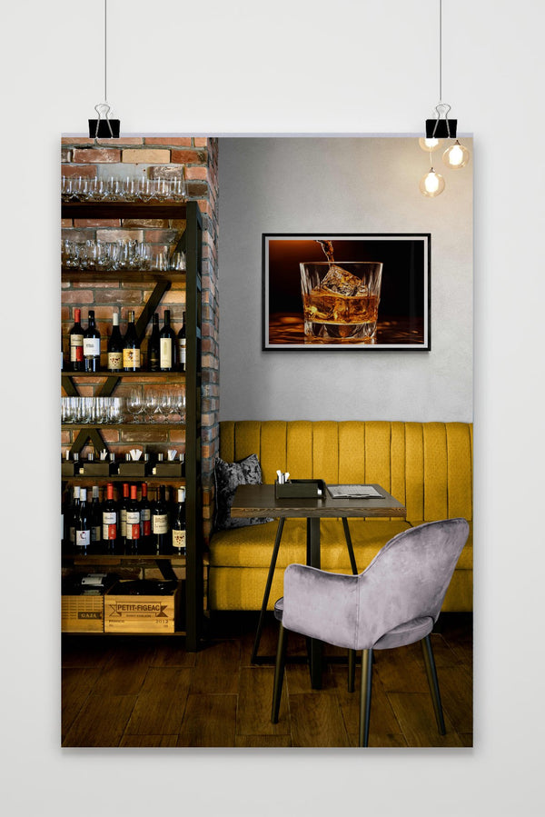 Póster Vaso de Whisky