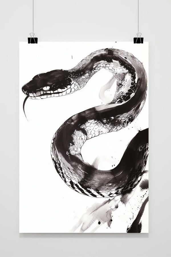 Affiche Art Serpent