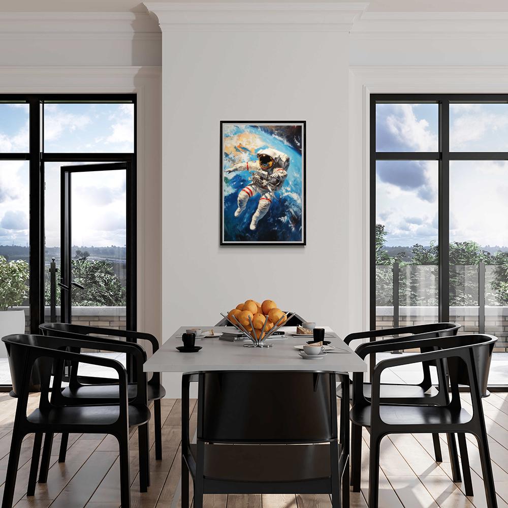 Astronaut dans un intérieur