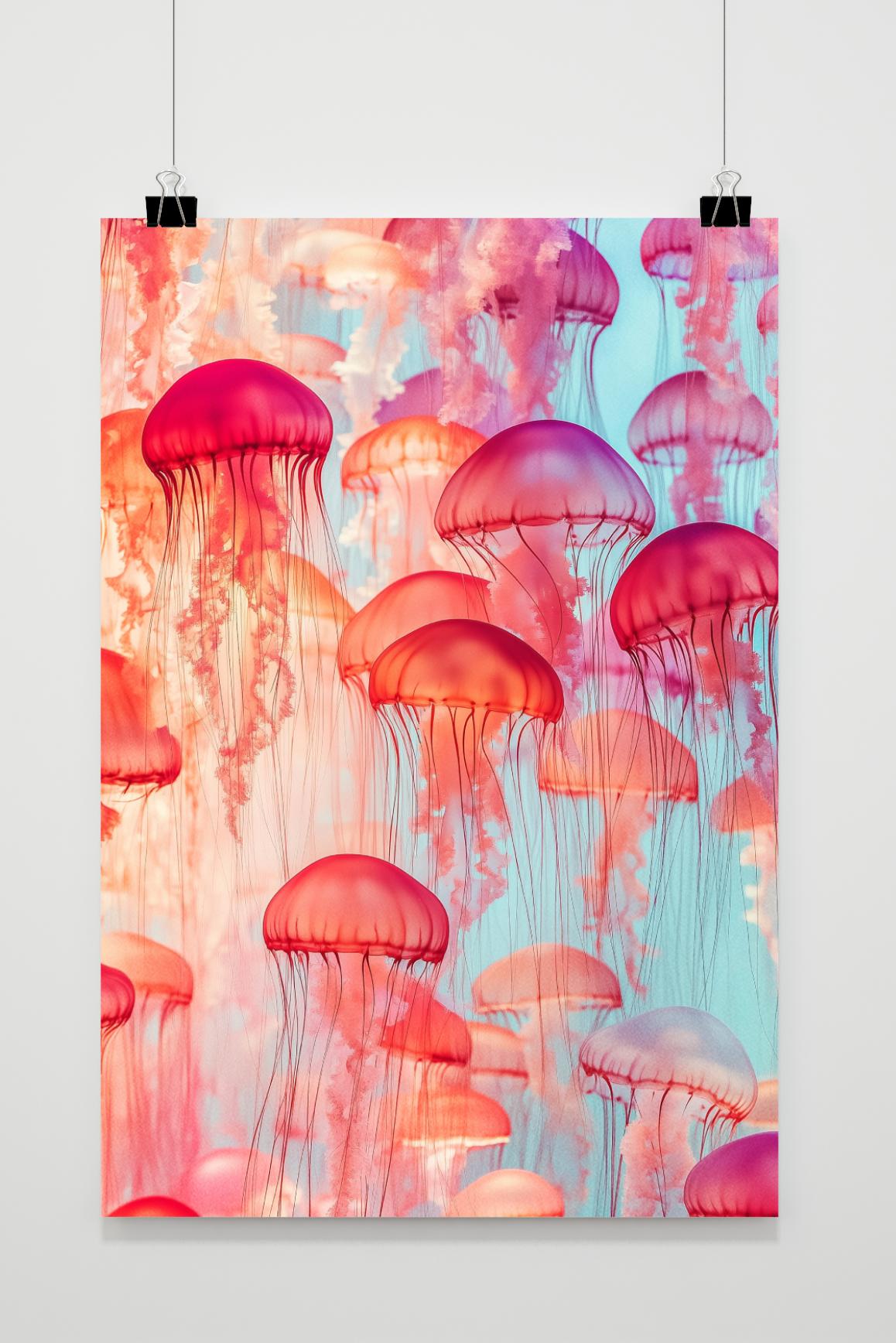 Affiche Méduses de 25 Artstreet