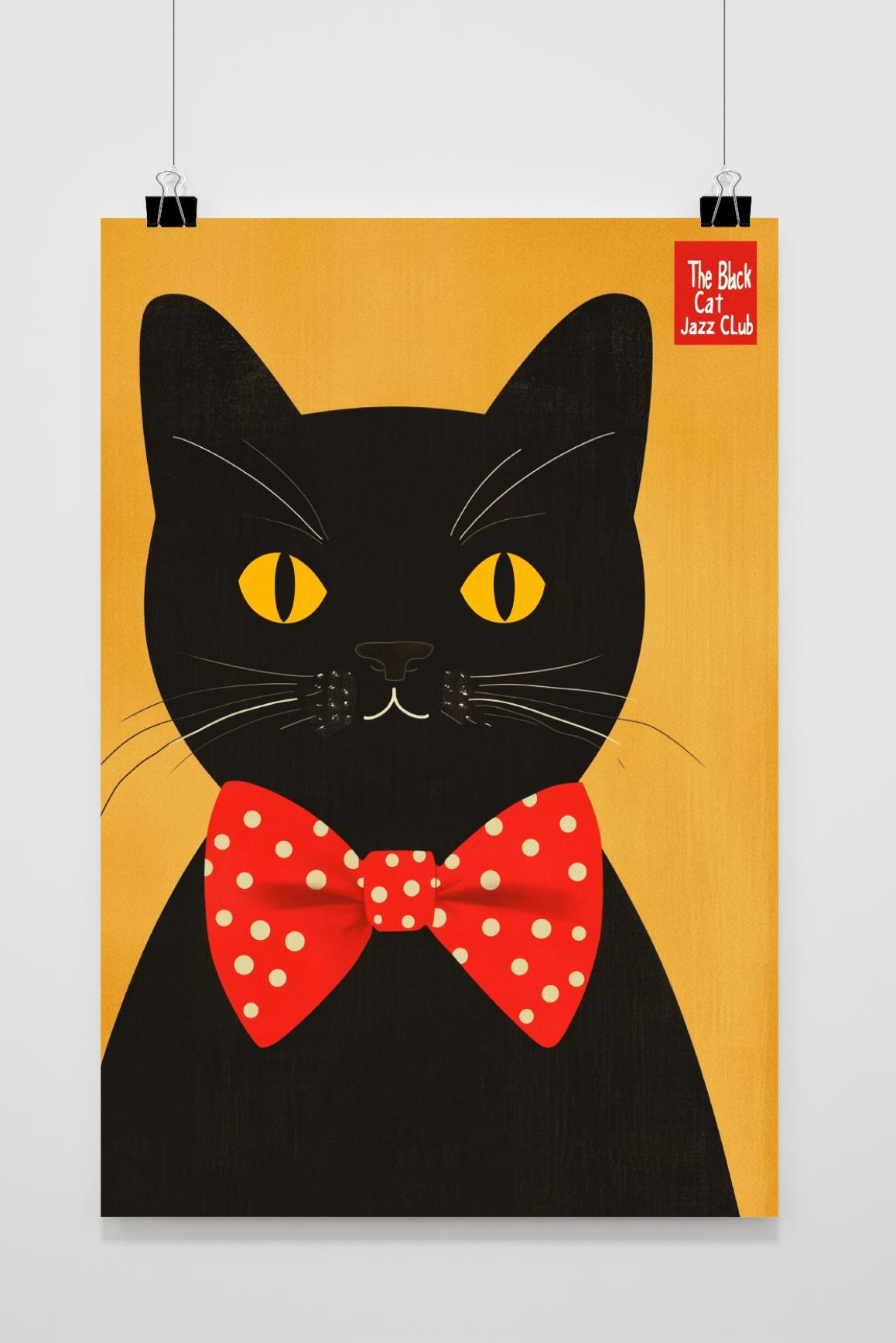 Affiche The Black Cat de 25 Artstreet