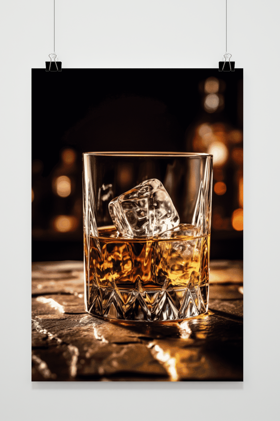 Póster Copa de Whisky de 25 Artstreet