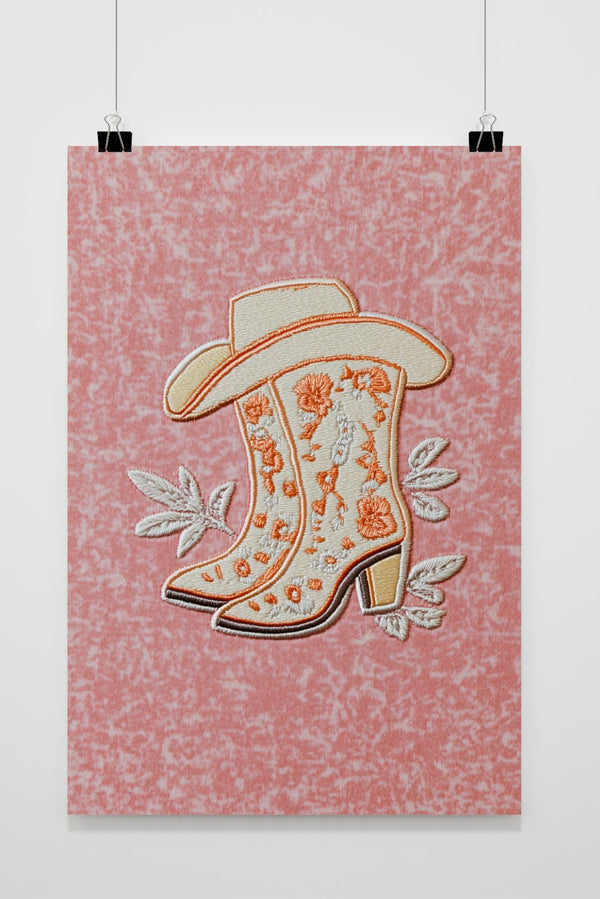 Cowboystiefel Poster