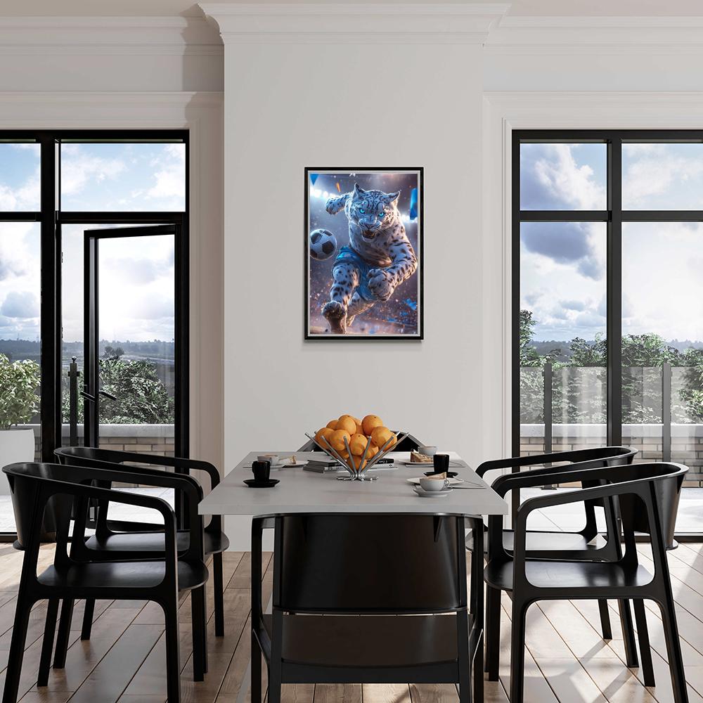 Tigre Football dans un intérieur