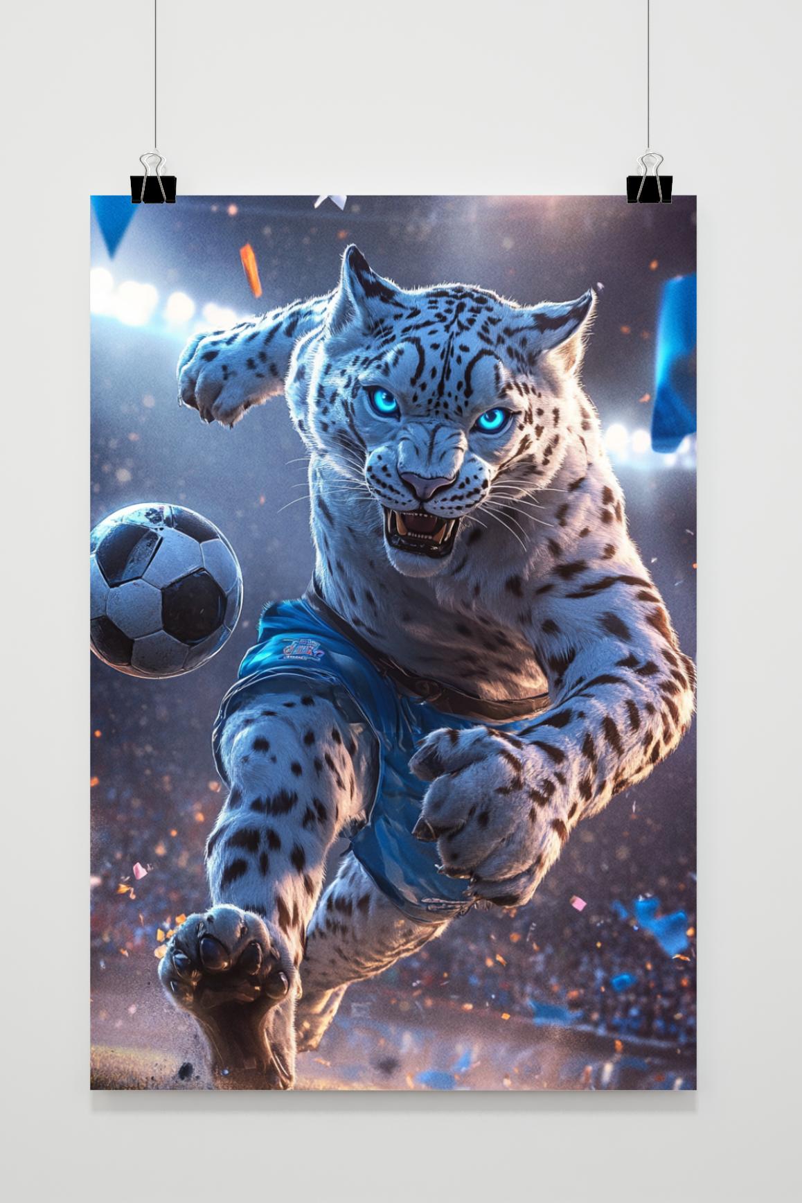 Affiche Tigre Football de 25 Artstreet