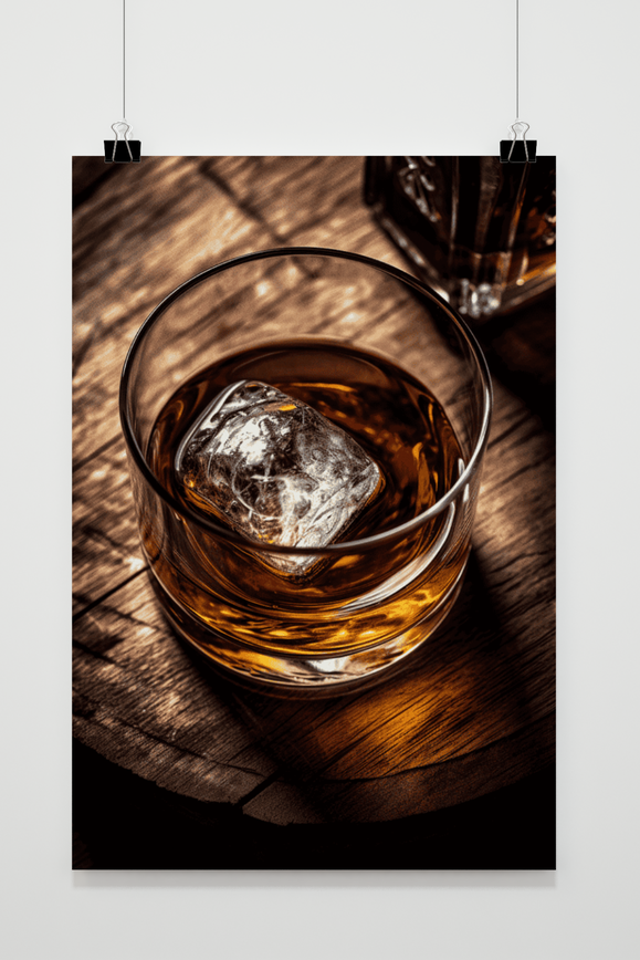 Póster Vaso de Whiskey