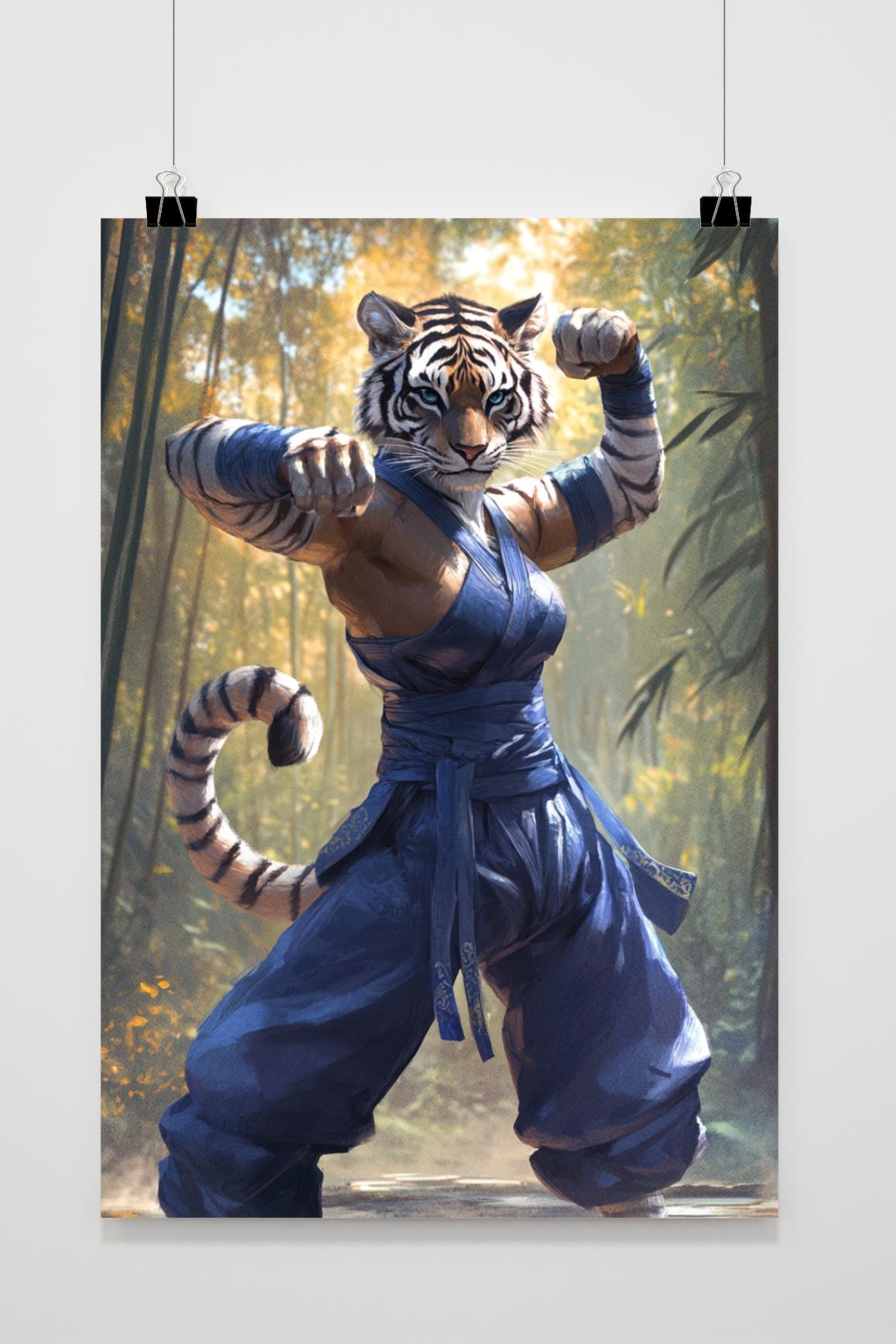 Affiche Tigre Kung Fu de 25 Artstreet